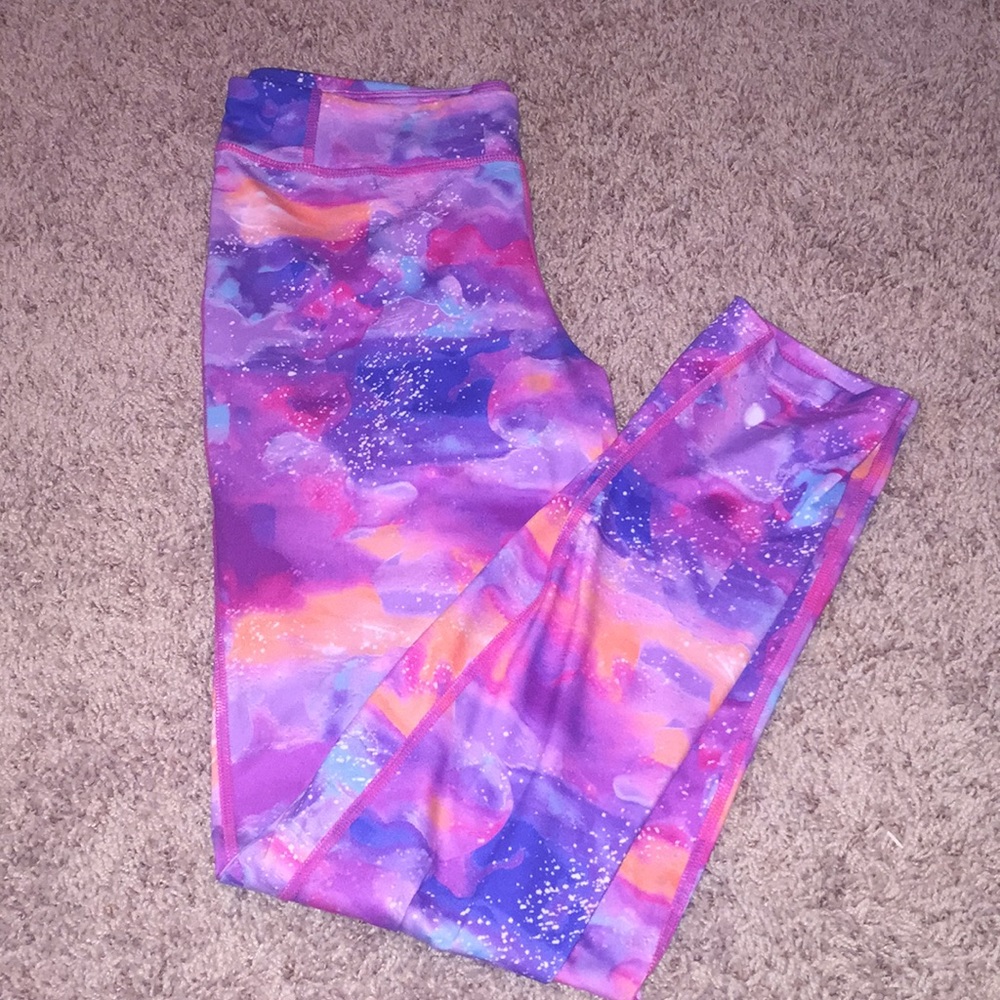 Girls Galaxy Leggings